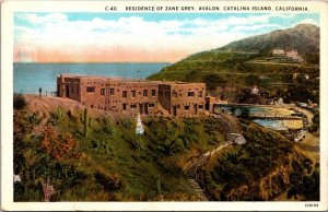 California Santa Catalina Island Zane Grey Residence