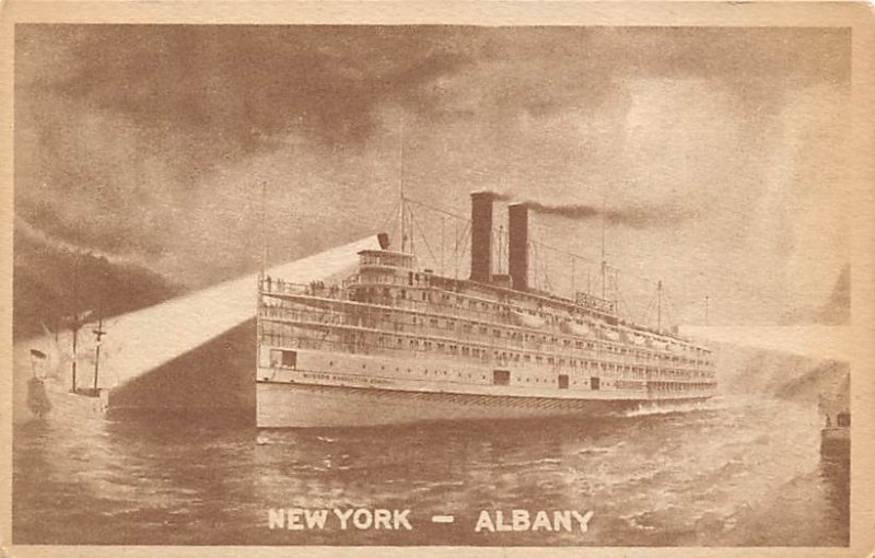 Unidentified River Steamship Steamer Ship 