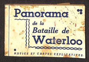 Battle of Waterloo instructions and explanatory postcards set of 12