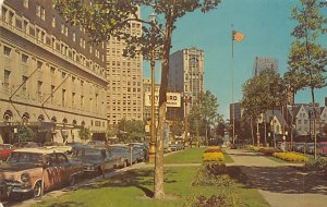 Washington Boulevard Famous Downtown  - Detroit, Michigan MI  