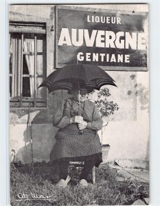 Postcard Foire A La Brocante, Allanche, France