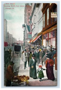 C. 1910 Adams Street Chicago, Ill. Postcard F143E