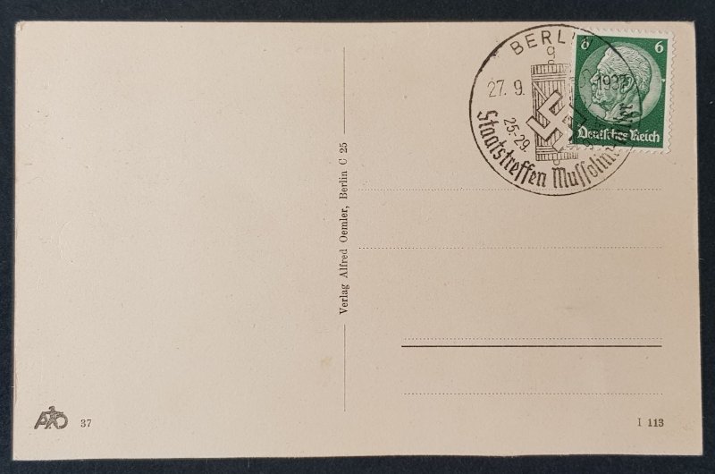 GERMAN EMPIRE THIRD 3rd REICH PROPAGANDA - ADOLF HITLER REICH FUHRER