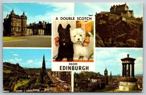 1971  A Double Scotch  From Edinburgh  Scotland  Postcard