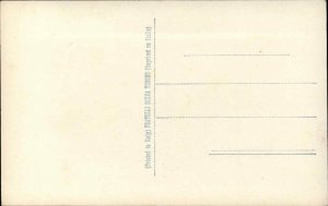 Beautiful Woman Marriage Romance Bathing Beauty on Lap Tinted RPPC Real Photo