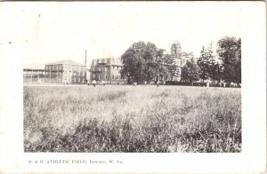 Romney, WV West Virginia  D & B ATHLETIC FIELD Deaf & Blind School 1915 Postcard