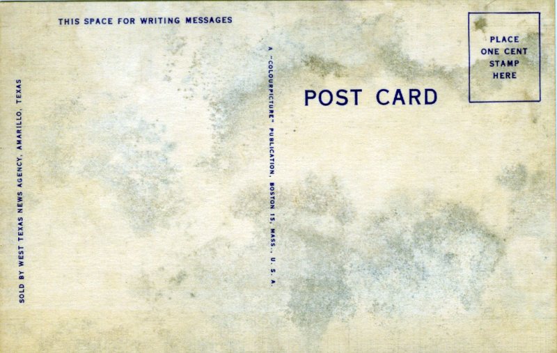 [ Linen ] US Texas Amarillo - Post Office (1)