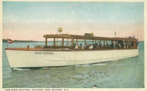 1920s New York Miss Clayton 1000 Islands Postcard Santway Photo Craft 21-3605