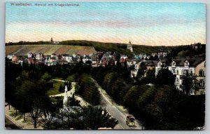 Germany  Wiesbaden  Nerotal mit Kriegerdenkmal  Postcard