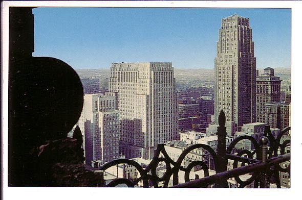 Skyline from Royal Bank Hotel, Toronto Ontario,