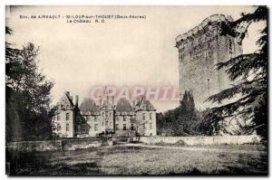 Around Airvault Old Postcard St Loup on Thouet THE castle