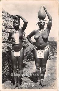 Feminine Adornment African Nude Unused 