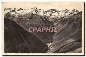 Old Postcard Luchon Superbagneres View Sinking Of Cirque and La Vallee Du Lys