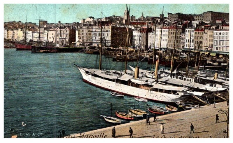 France Marseille , Le Quai du Port