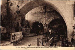 CPA LES BAUX-de-PROVENCE Interieur de l'Eglise Saint-Vincent (1290915) 