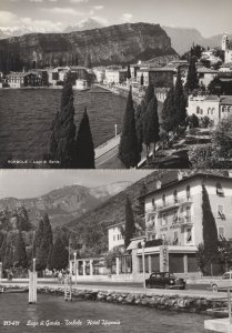 Torbole Hotel Ifigenia Italy 2x Real Photo Postcard s