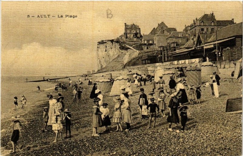 CPA AULT - La Plage (514564)