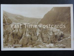 Old Glacier c1925 RPPC - Kjendalsbrae. Loen