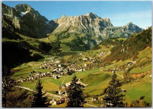 Switzerland, Sommer-Und Winterkurort Engelberg Zentralschweiz, Mountain Postcard