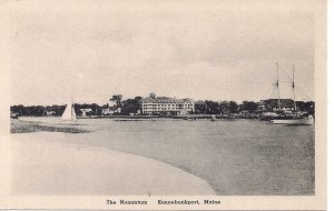 Kennebunkport ME, Nonantum Hotel from Sea, Sailing Ship, Albertype  1910's