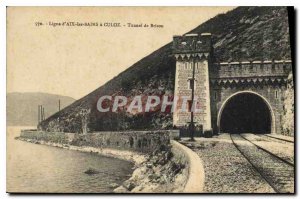 Postcard Old Line Aix les Bains Culoz Tunnel Brison