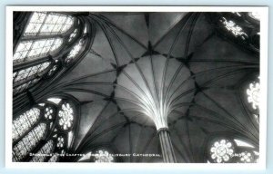 RPPC SALISBURY CATHEDRAL, UK ~ Spandrels CHAPTER HOUSE Architecture Postcard