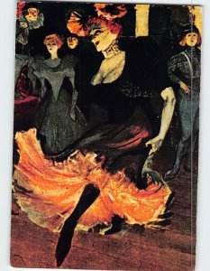 Postcard Marcelle Linder Dances the Bolero by Henri de Toulouse-Lautrec