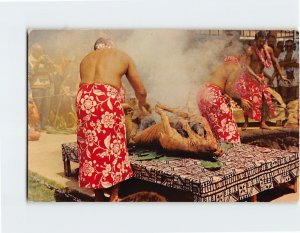 Postcard Luau Pig, Hawaii