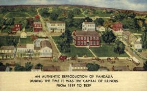 Reproduction of Vandalia - Illinois IL