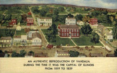 Reproduction of Vandalia - Illinois IL  