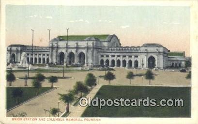 Union Station & Columbus Memorial Fountain, Washington DC, District of Columb...