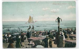Ocean Grove Beach Crowd New Jersey 1910c postcard 