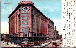 USA Cleveland Rose Building Ohio Vintage Postcard C027