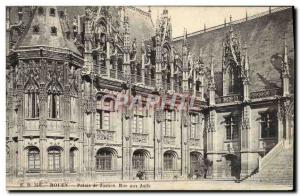 Old Postcard Judaica Jewish Rouen Courthouse Street Jews