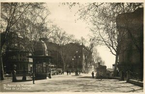 RPPC Postcard 71. Palma de Mallorca, Plaza de la Libertad. Spain Unposted