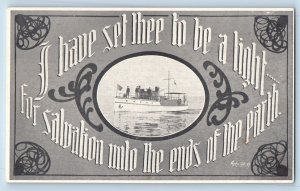 Seattle Washington WA Postcard Baptist Colportage Boat Religious Missionary