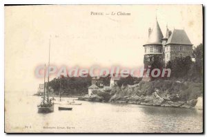 Old Postcard Pornic Chateau