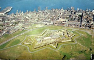 Canada Halifax Aerial View Of The Citadel