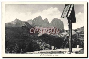 Old Postcard he Sassolungo
