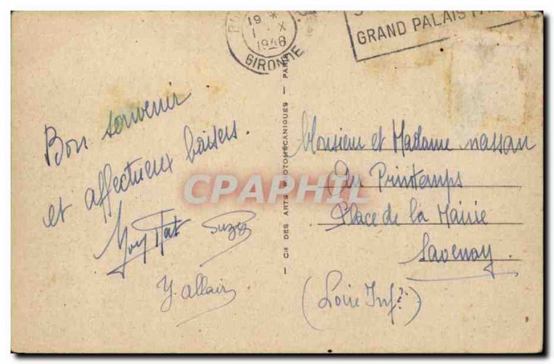 Old Postcard Libourne L & # 39eglise St. John