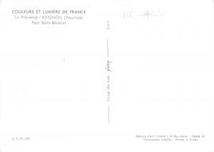 BR14022 Pont Saint benezet Avignon  france