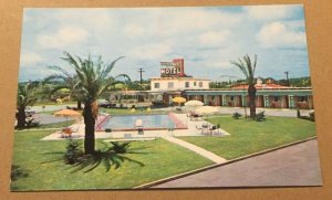 VINTAGE POSTCARD UNUSED SOUTHERNAIRE MOTEL, TALLAHASSEE, FLORIDA