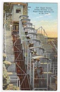 Upper Station Incline Railway Royal Gorge Colorado postcard