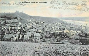 LINZ  a RHEIN GERMANY~BLICK vom RHEINHELLER~ PHOTO POSTCARD