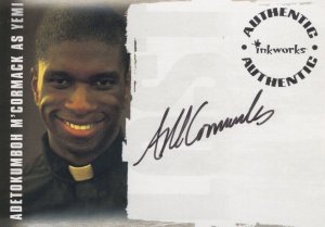 Adetokumboh M'Cormack Lost TV Show Autograph Card Photo