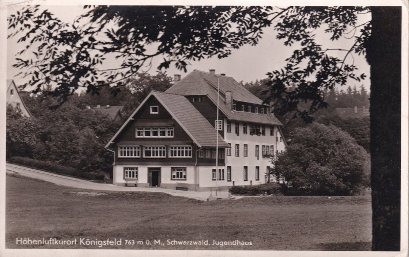 Hohen Luftkurort Konigsfeld Jugendhaus Real Photo Austrian Postcard