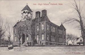 Nebraska Oakland High School 1913