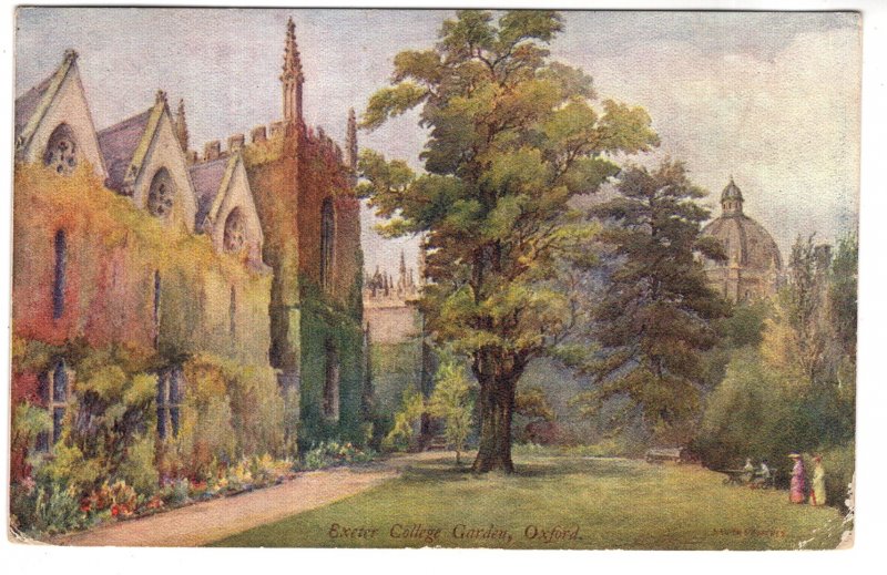 Exeter College Garden, Oxford, Used 1906