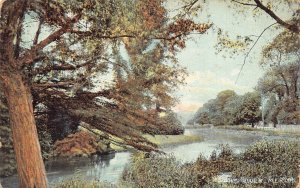 A947 England The River Merton vintage postcard