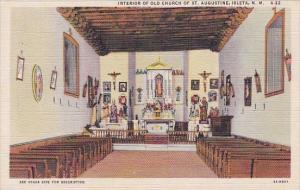 Interior Of Old Church Of Saint Augustine Isleta New Mexico